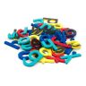 70 magnetische Schaumstoff-Kleinbuchstaben + Satzzeichen (sortiert)
