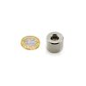25mm Durchmesser x 20mm Samarium-Kobalt-Magnet – 12,3kg Zugkraft (Nord) (Hochtemperatur)