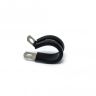 31mm Durchmesser X 6mm Hohes Gummi Kabel Kabelhaltermagnet Mit 19mm Gummiklemme - 5,7kg Zug