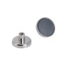 Ferrit-Klemmmagnet mit 32mm Durchmesser und M6-Haken oder Ringschraube – 5,8kg Zugkraft