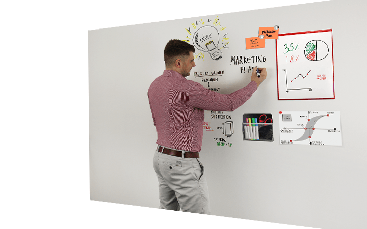 FerroFlex creative magnetic workspace