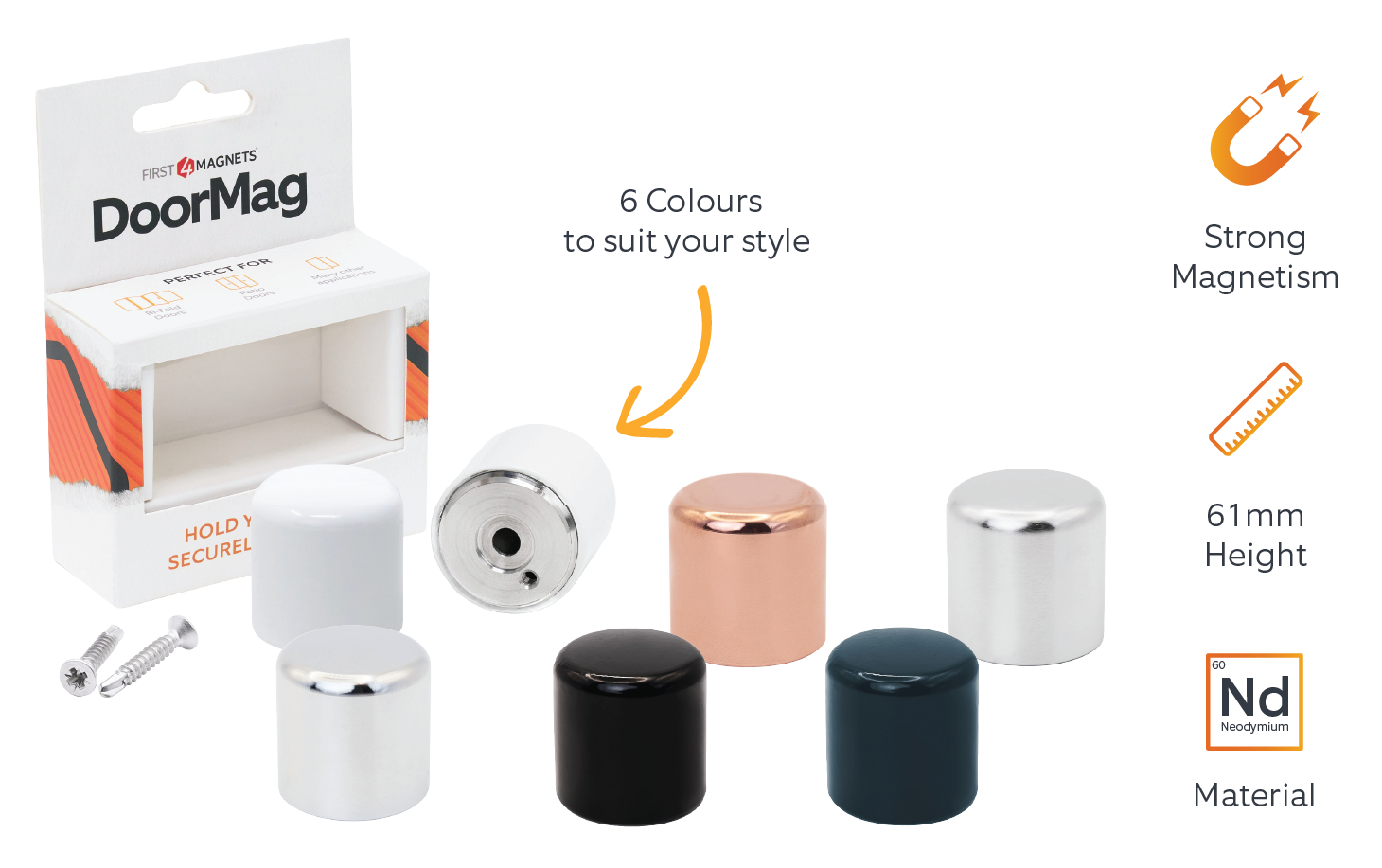 DoorMag magnetic door catch