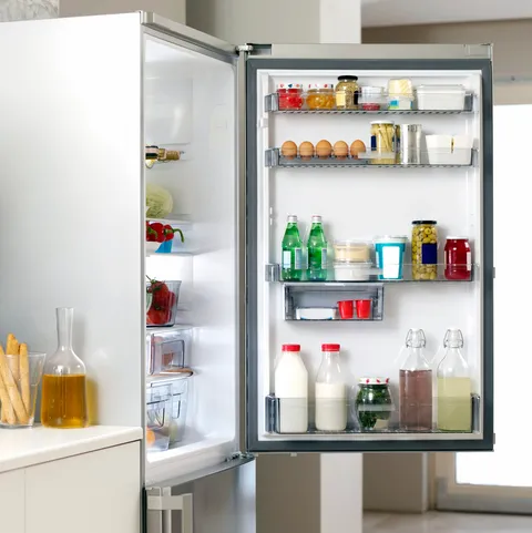Open Magnetic Fridge Door