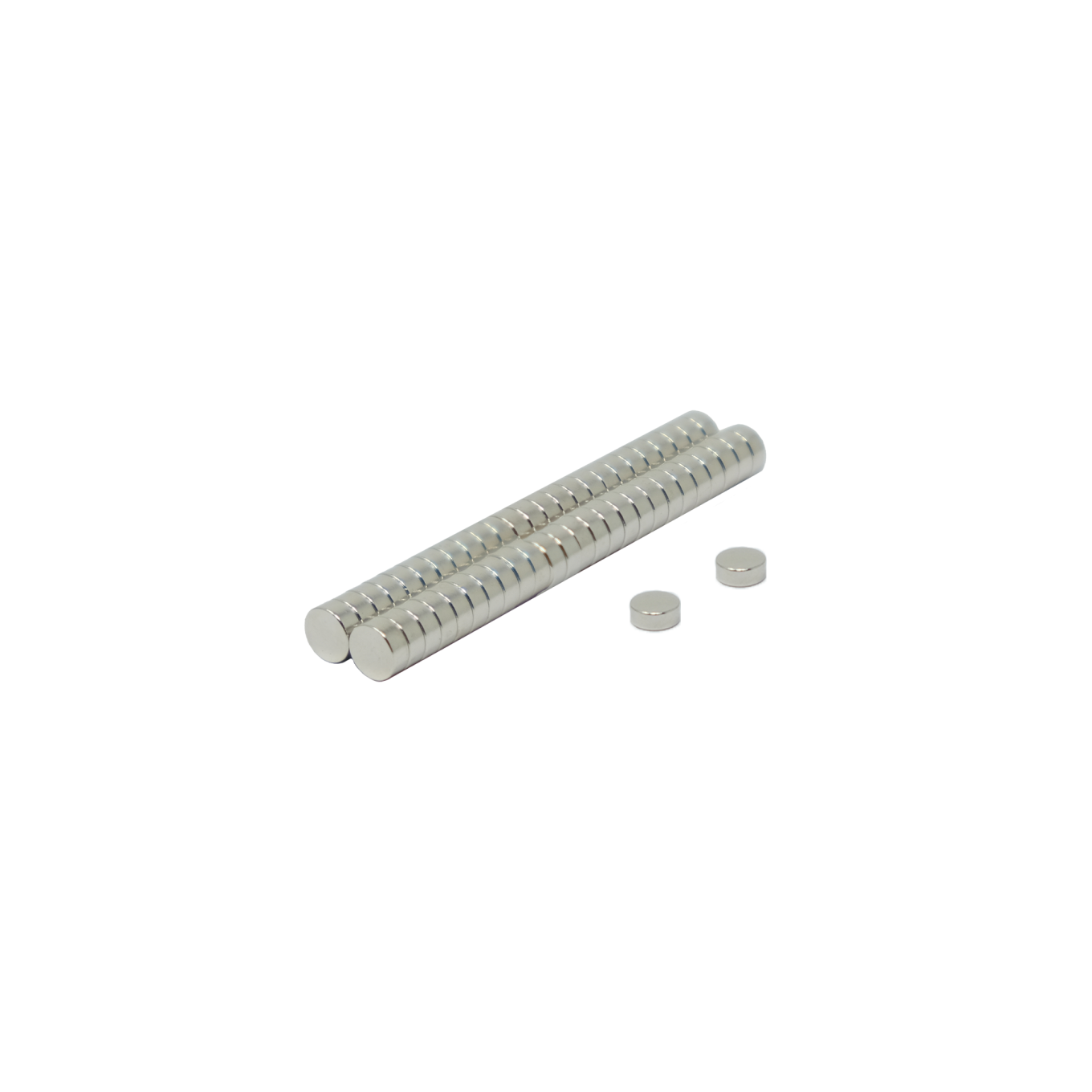 N35 Neodymium Disc Magnet - 3/16 in. dia x 1/16 in. thick - 1.12lbs Pull