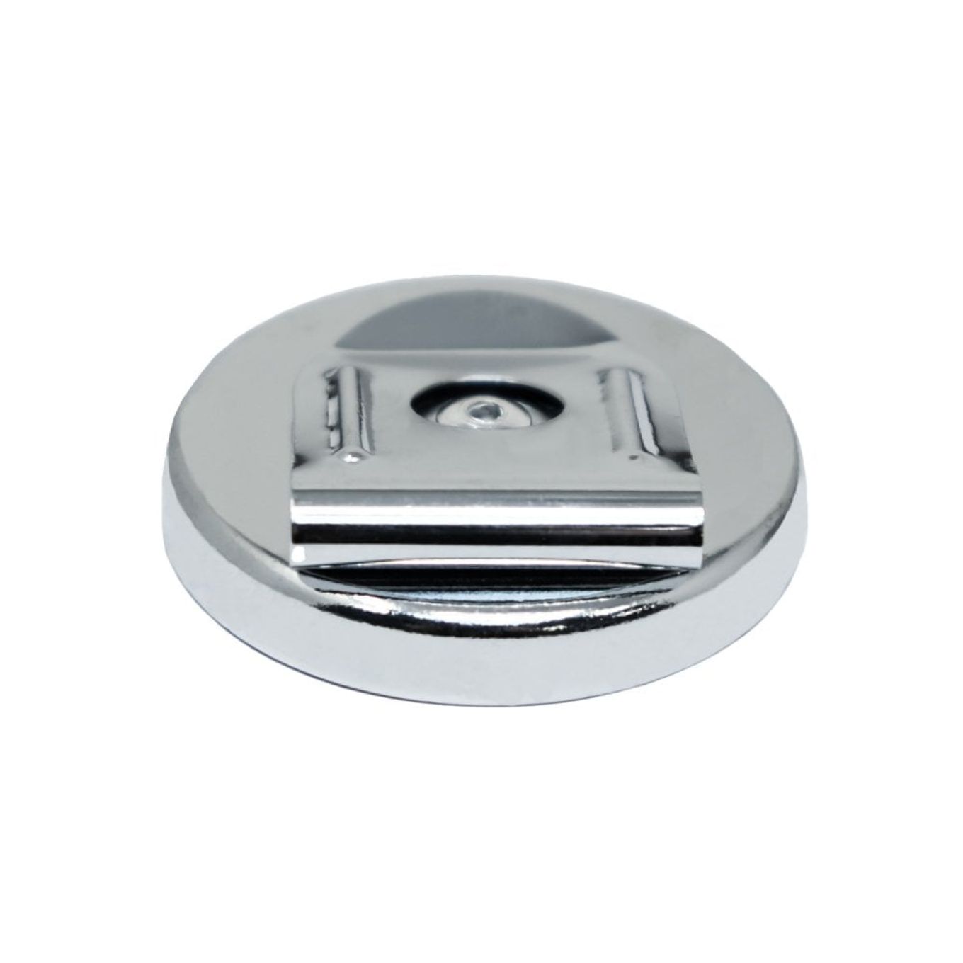 2 in. dia x 5/16 in. high Magnet With Clip - 25.8lbs Pull
