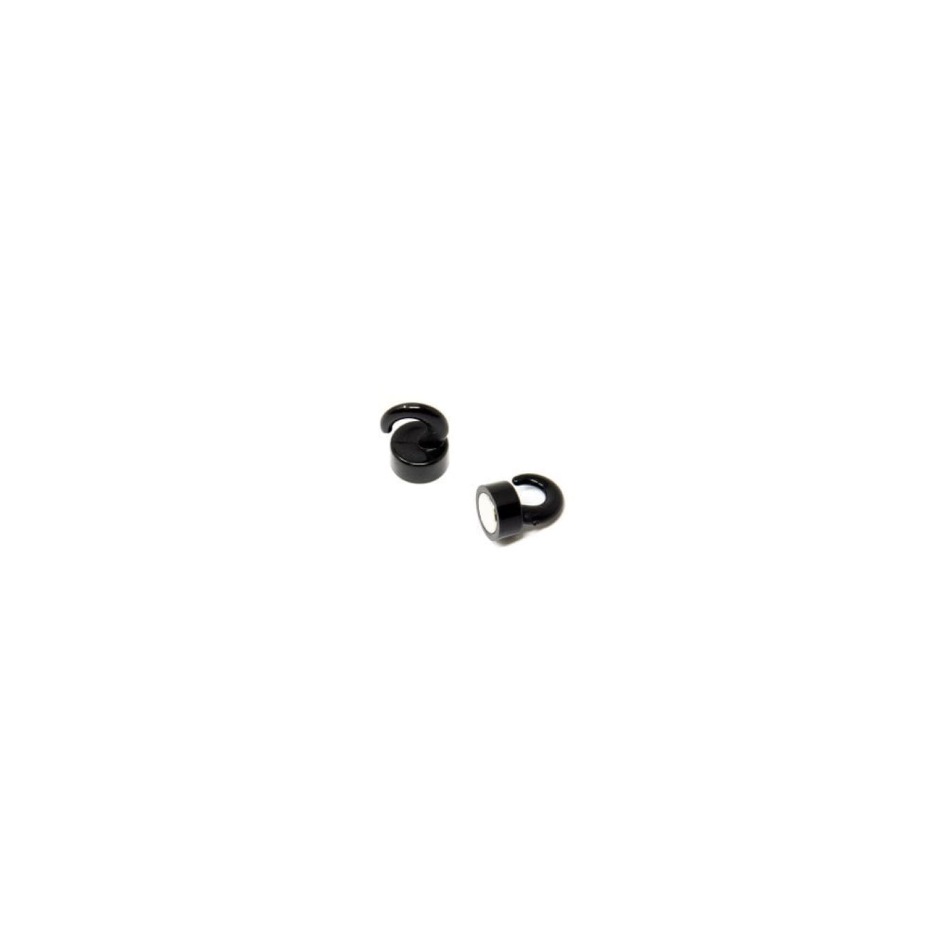 Colored Plastic Mini Magnetic Hooks - 2.21lbs Pull (1/2 in. dia x 7/8 in. tall)