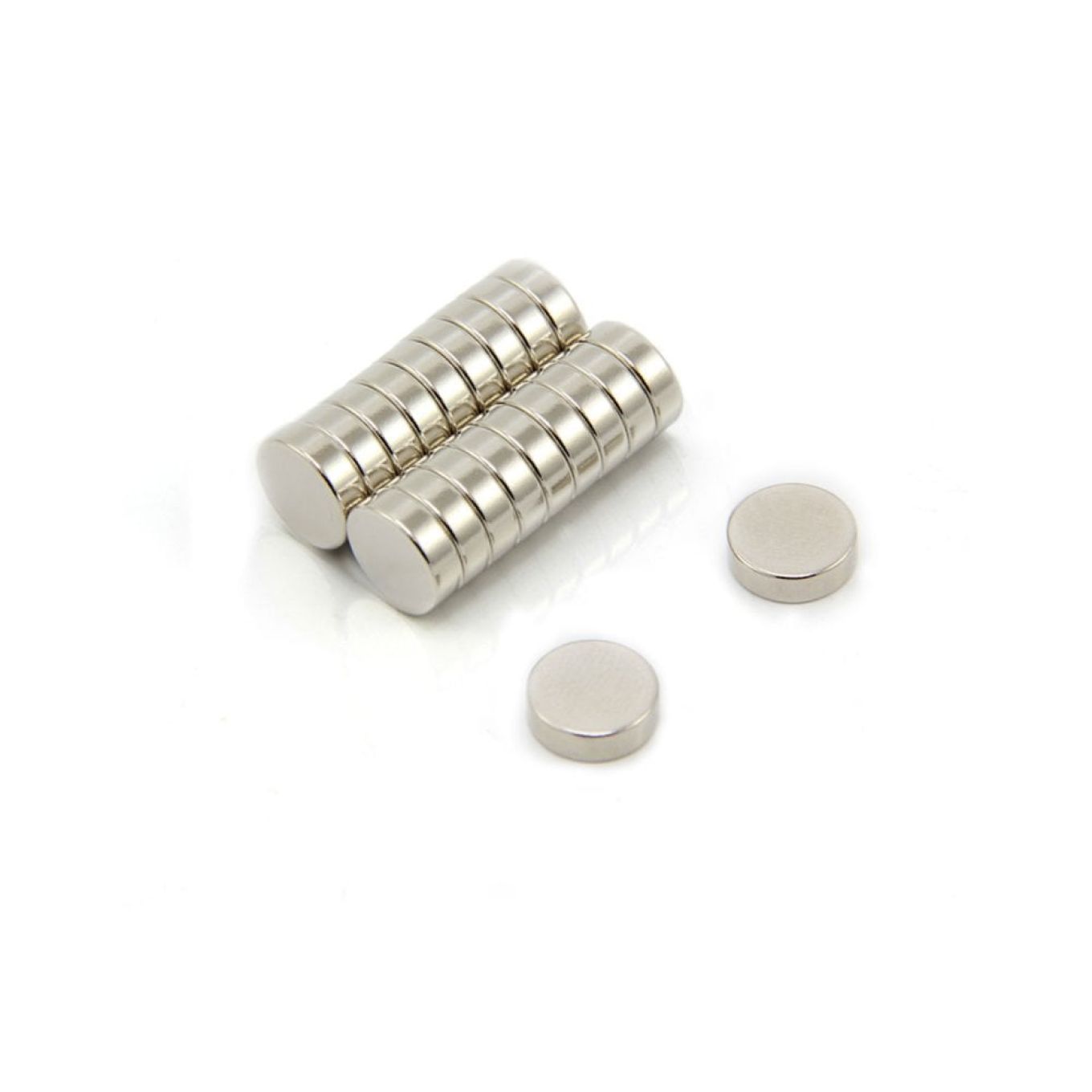 N35 Neodymium Disc Magnet - 3/8 in. dia x 1/8 in. thick - 3.75lbs Pull