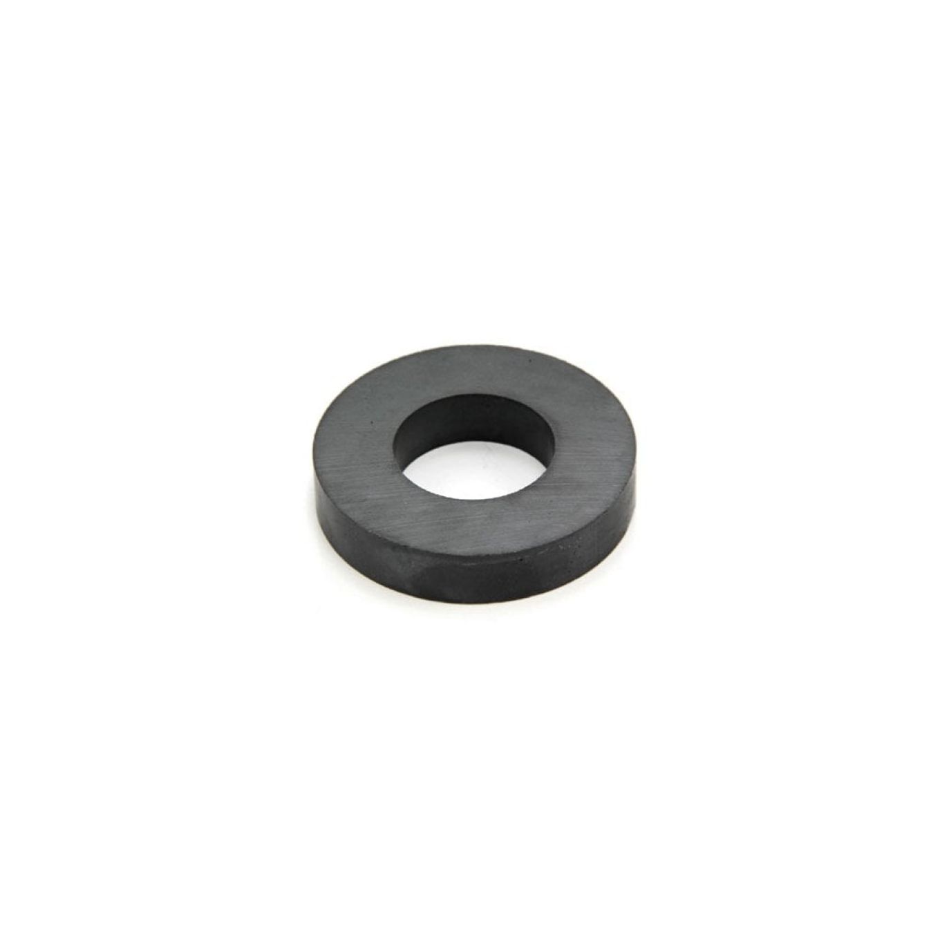 Y30BH Ceramic Ring Magnet - 2-3/8 in. x O.D. x 15/16 in. I.D. x 5/16 in. thick - 5.29lbs Pull