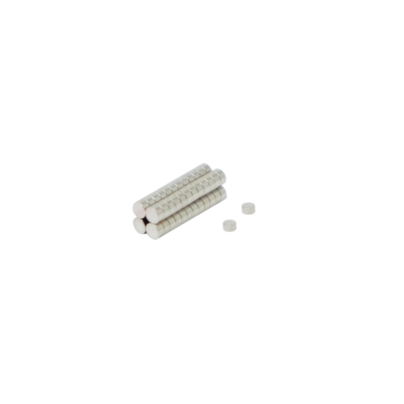 N42 Neodymium Disc Magnet - 1/16 in. dia x 1/32 in. thick - 0.24lbs Pull