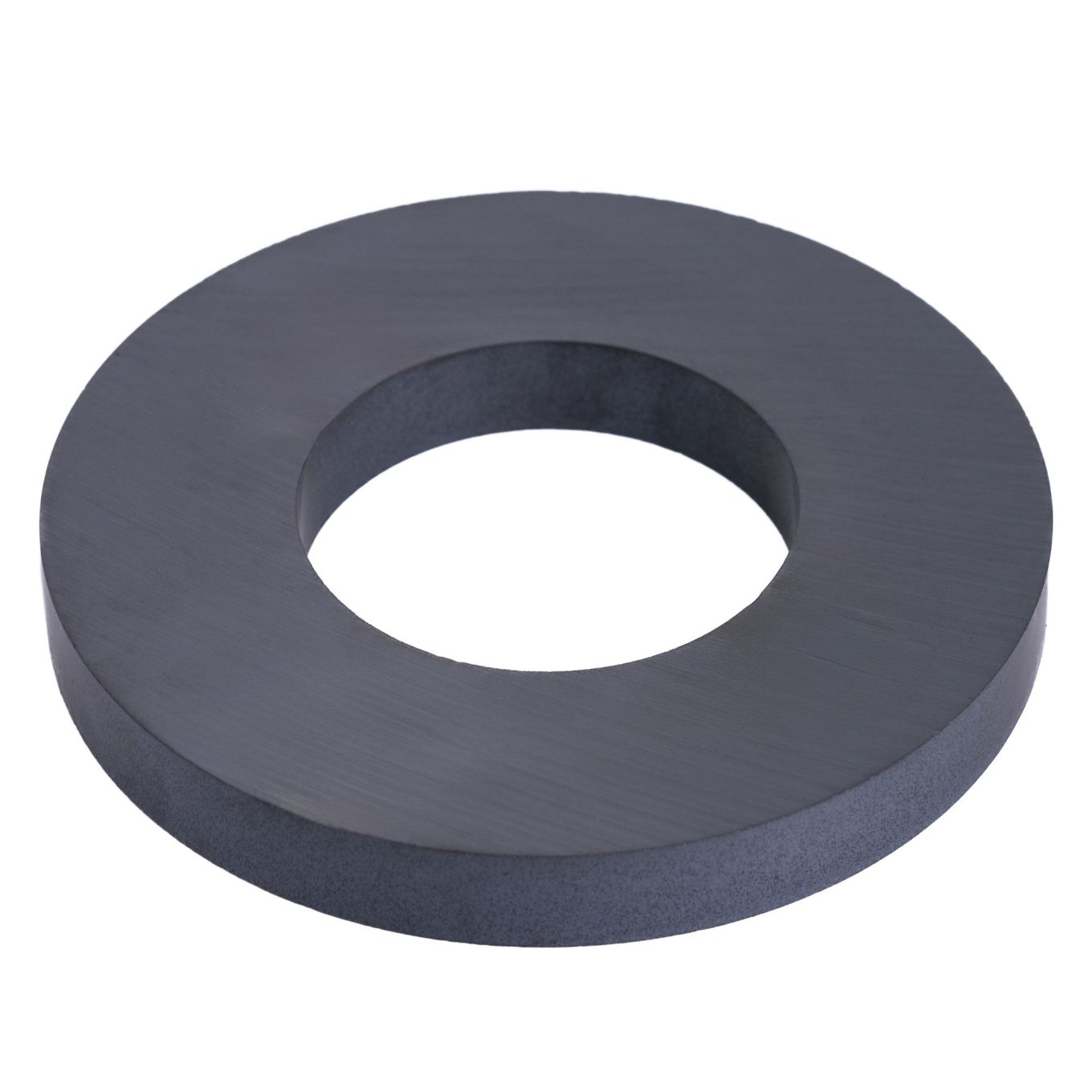 Y30BH Ceramic Ring Magnet - 3-15/16 in. O.D. x 2 in. I.D. x 15/32 in. thick - 19.85lbs Pull