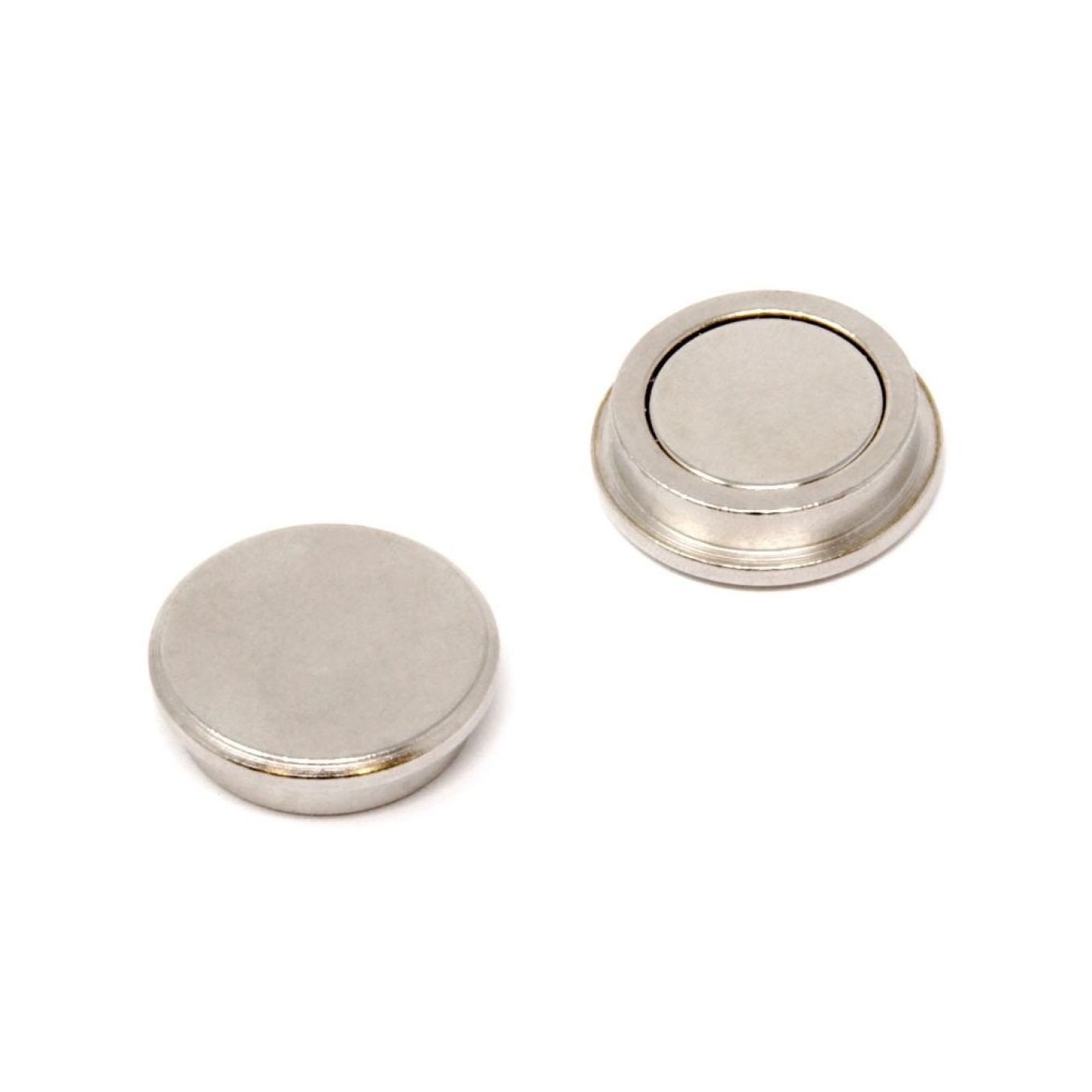 N35 Neodymium Top Hat Pot Magnet - 1-3/16 in. dia x 5/16 in. thick - 41.24lbs Pull