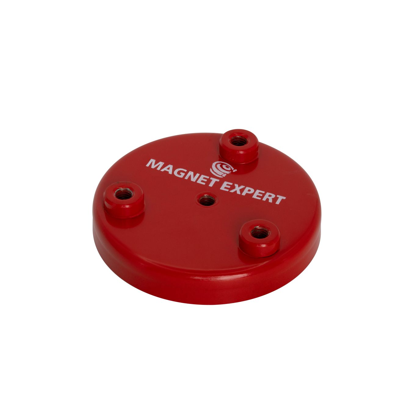 Ceramic Limpet Pot Magnet Countersunk with M6 threaded hole - 3 in. dia x 1/2 in. thick - 72.77lbs Pull