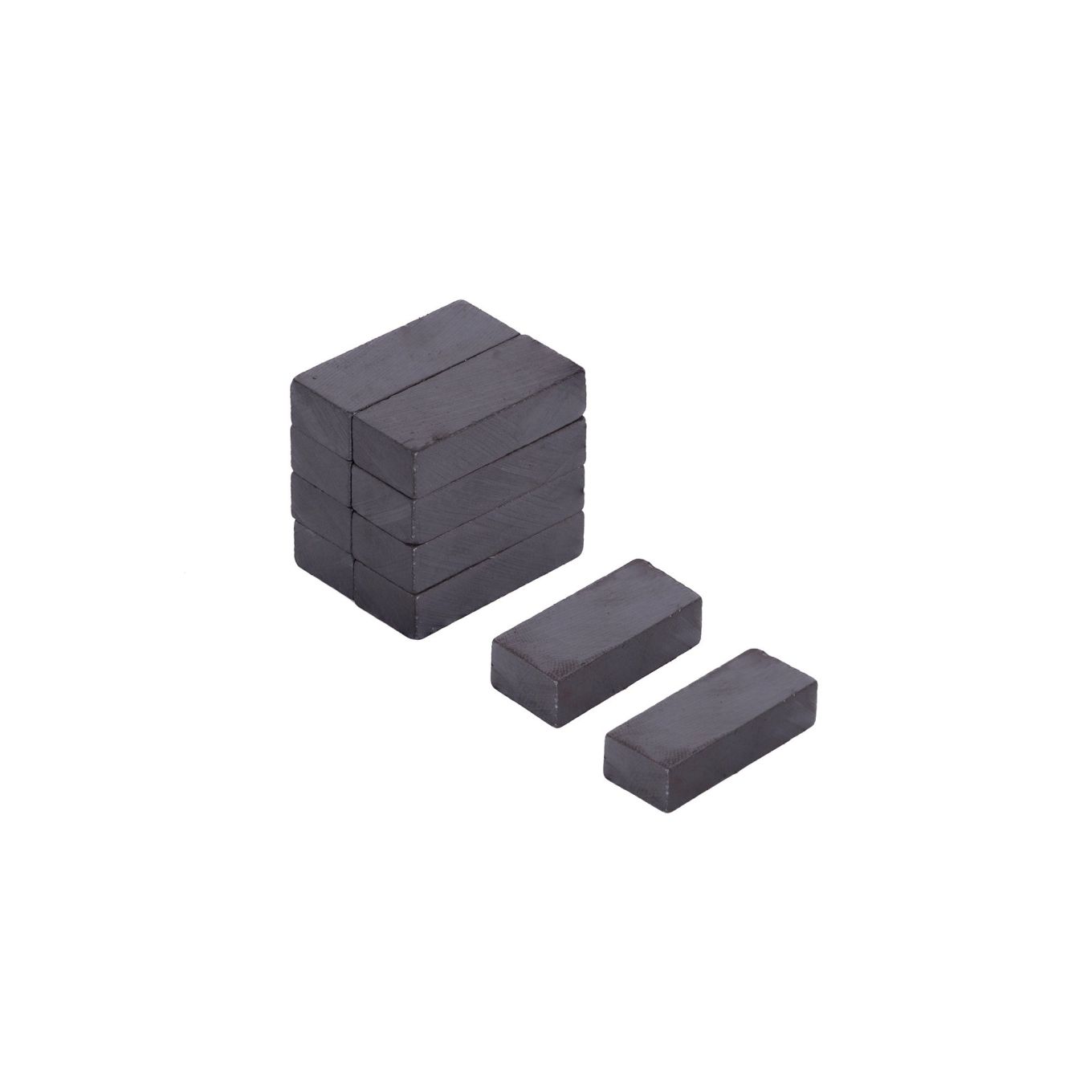 Y30BH Ceramic Rectangular Magnet - 1 in. x 3/8 in. x 1/4 in. thick - 1.76lbs Pull