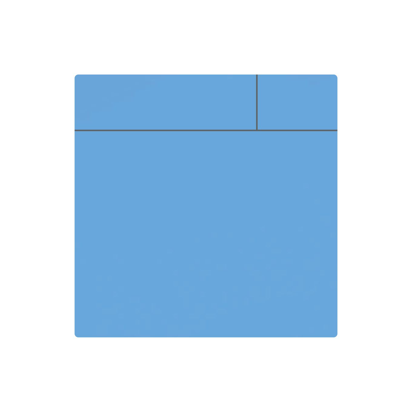 MagFlex® Scrumboard Magnet - Gloss Blue Dry Erase Surface - 1/32 in.