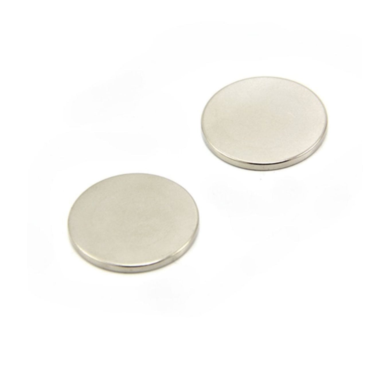 N42 Neodymium Disc Magnet - 1 in. dia x 1/16 in. thick - 7.71lbs Pull