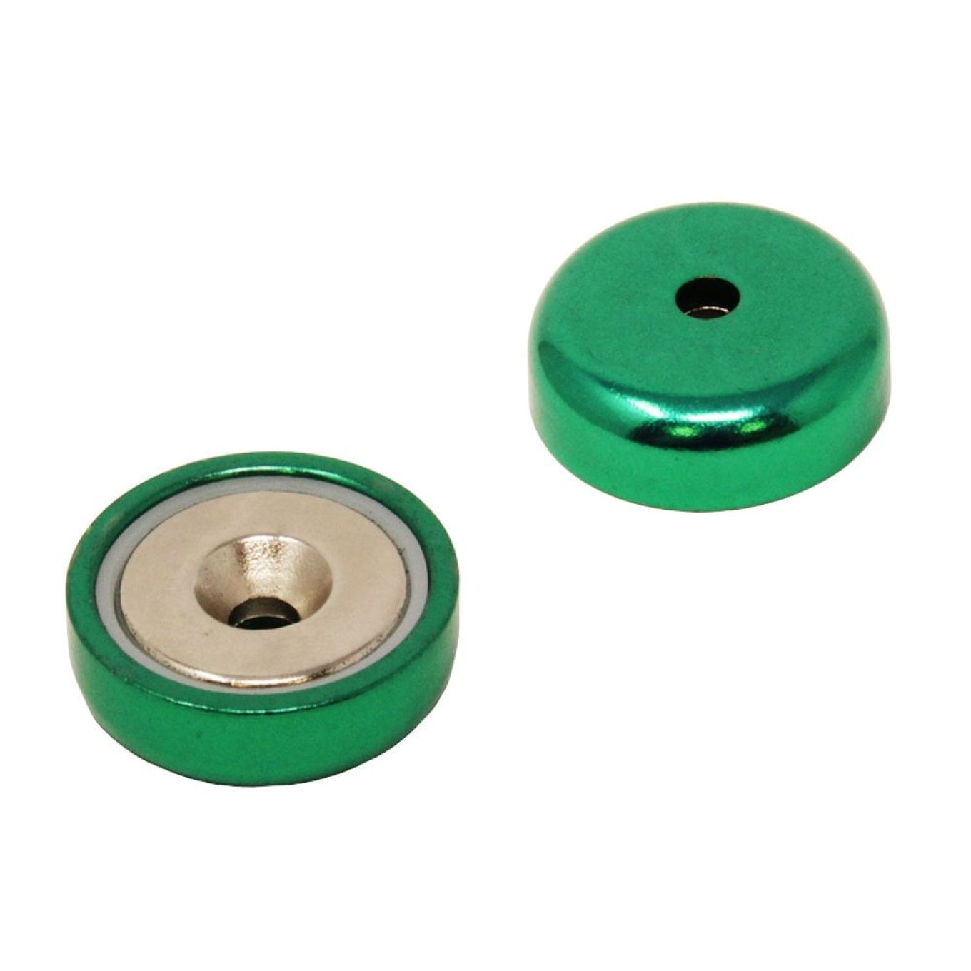 N42 Neodymium A Type Pot Magnet - 1 in. dia - 57.33lbs Pull