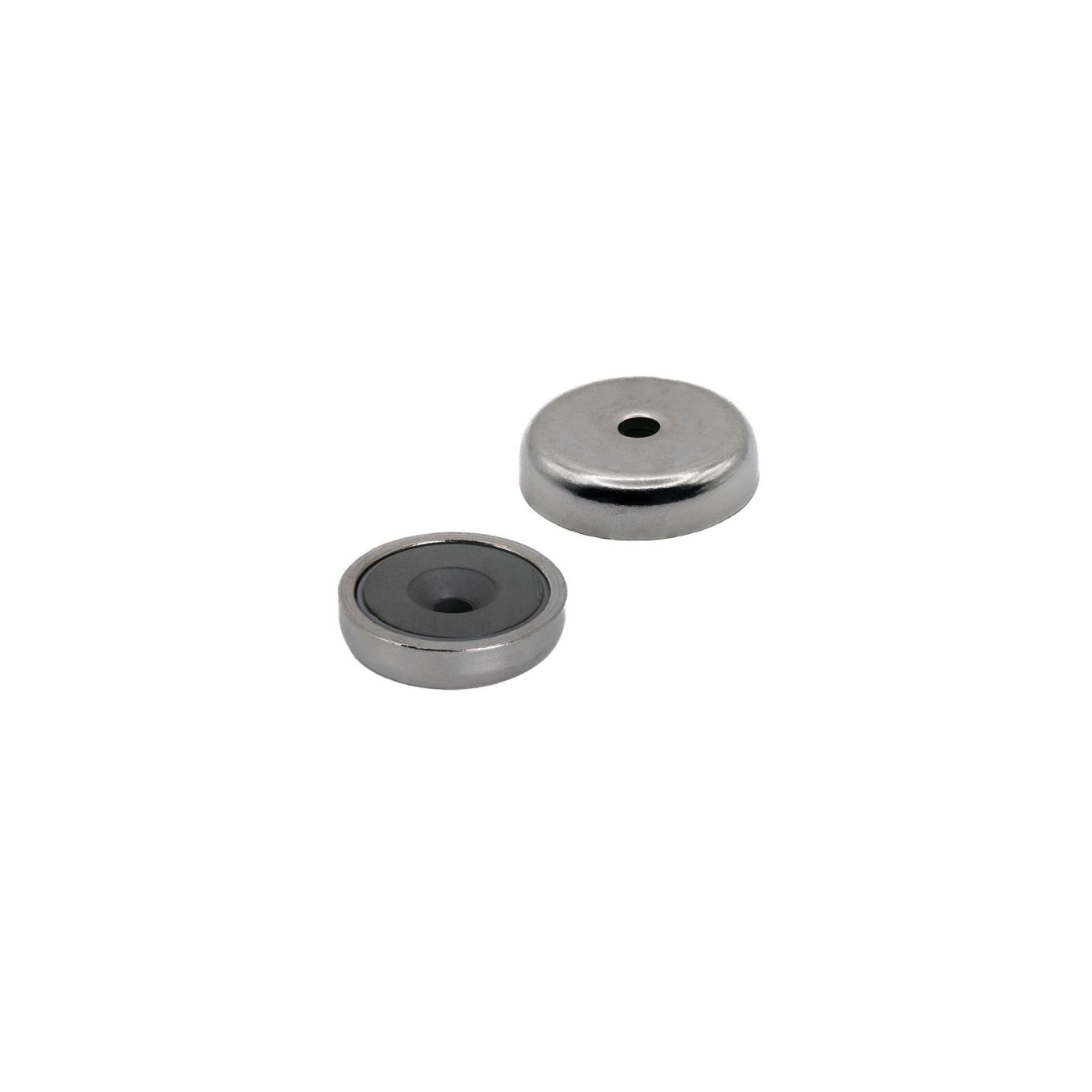 Y30BH Ceramic Pot Magnet - 1-3/8 in. dia x 5/16 in. thick x 3/16 in. hole - 10.81lbs Pull
