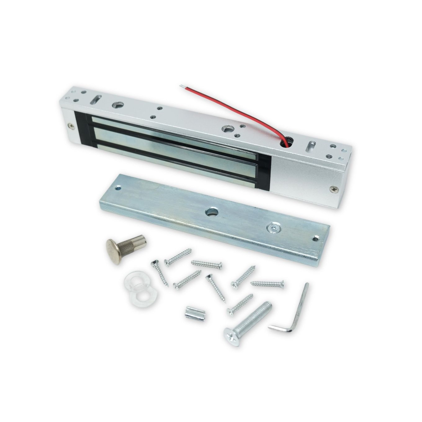 9-7/8 in. x 1-7/8 in. x 1-1/32 in. Magnetic Door Lock - 617.3lbs Pull