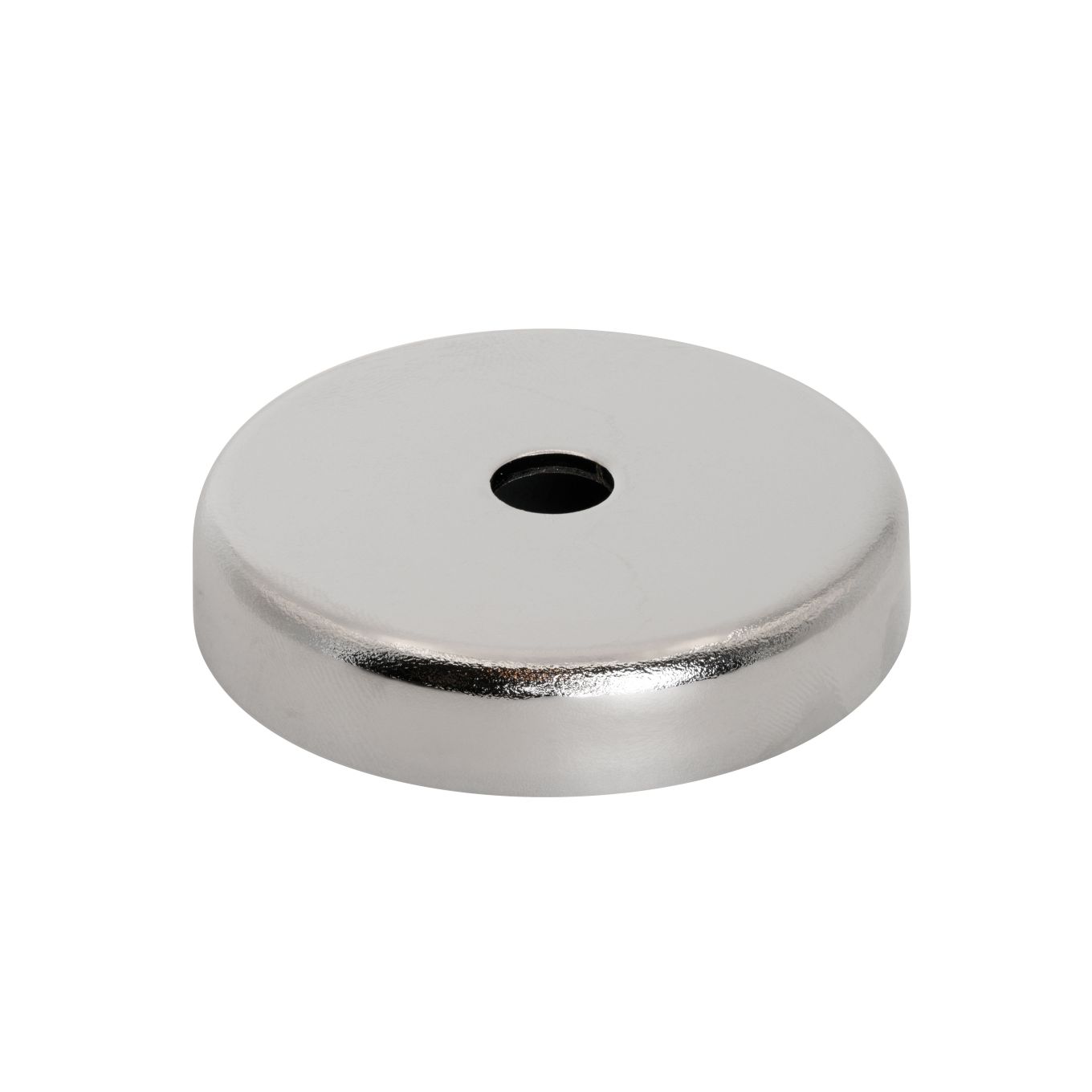 Ceramic Pot Magnet - 1-7/8 in. dia x 3/8 in. thick x 5/16 in. hole - 34.84lbs Pull