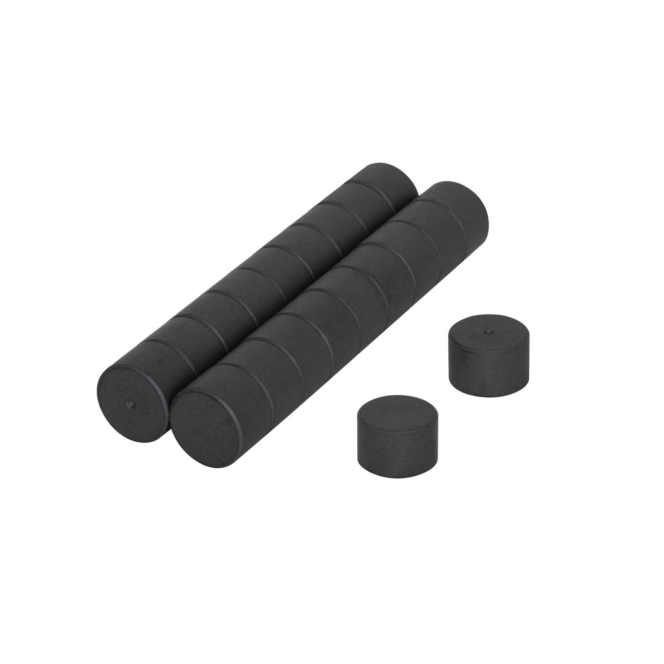 Y10 Ceramic Disc Magnet - 19/32 in. dia x 3/8 in. thick - 0.66lbs Pull