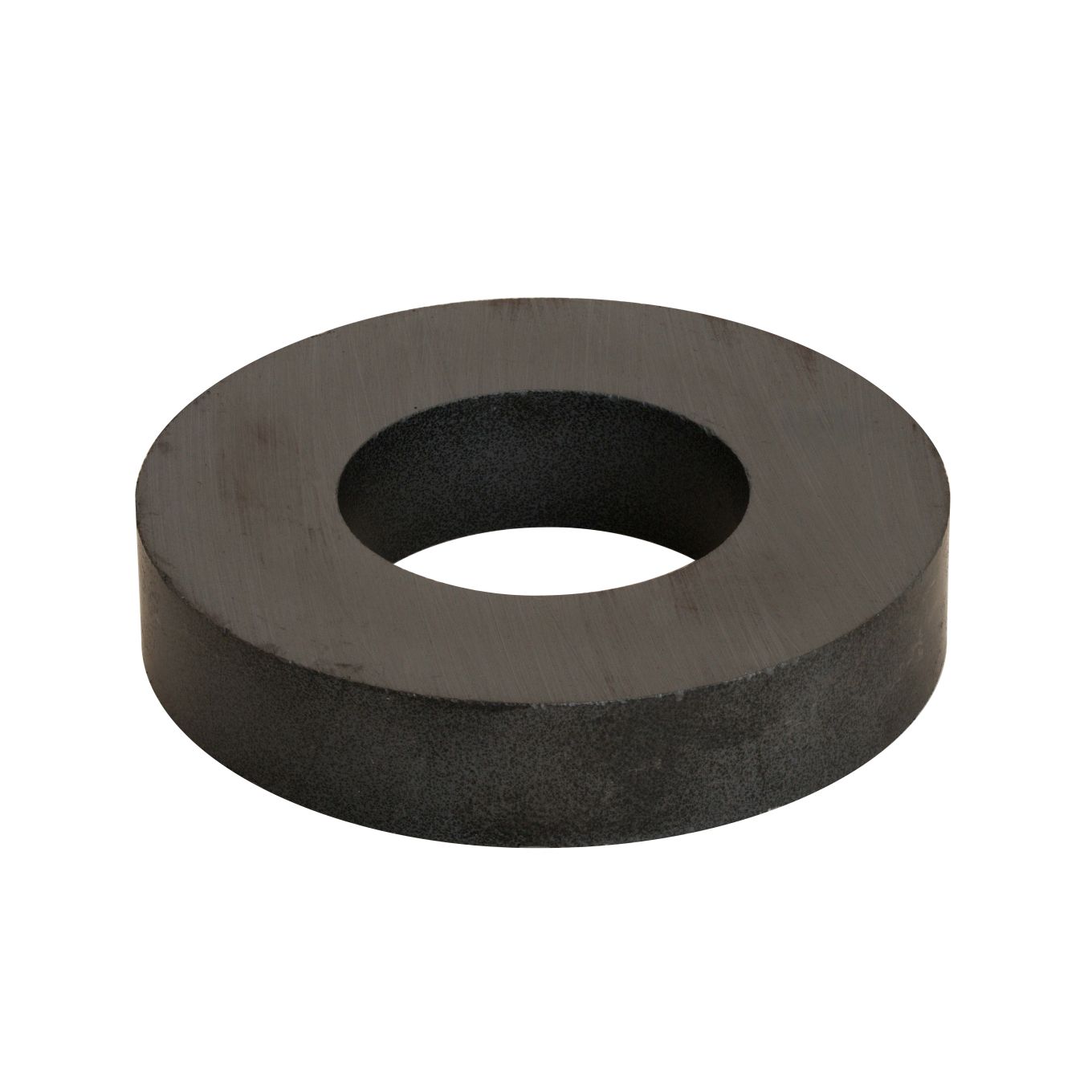 Y30BH Ceramic Ring Magnet - 1-7/8 in. O.D x 1 in. I.D x 3/8 in. thick - 8.82lbs Pull