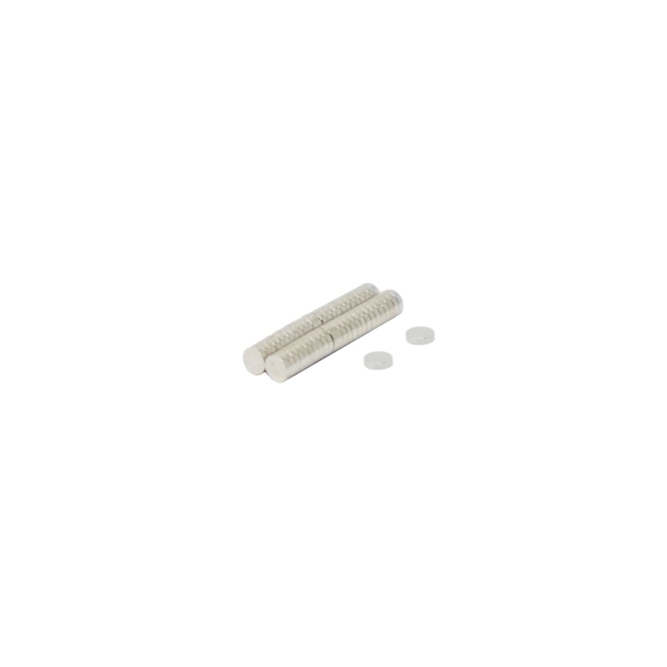 N42 Neodymium Disc Magnet - 1/16 in. dia x 1/32 in. thick - 0.13lbs Pull