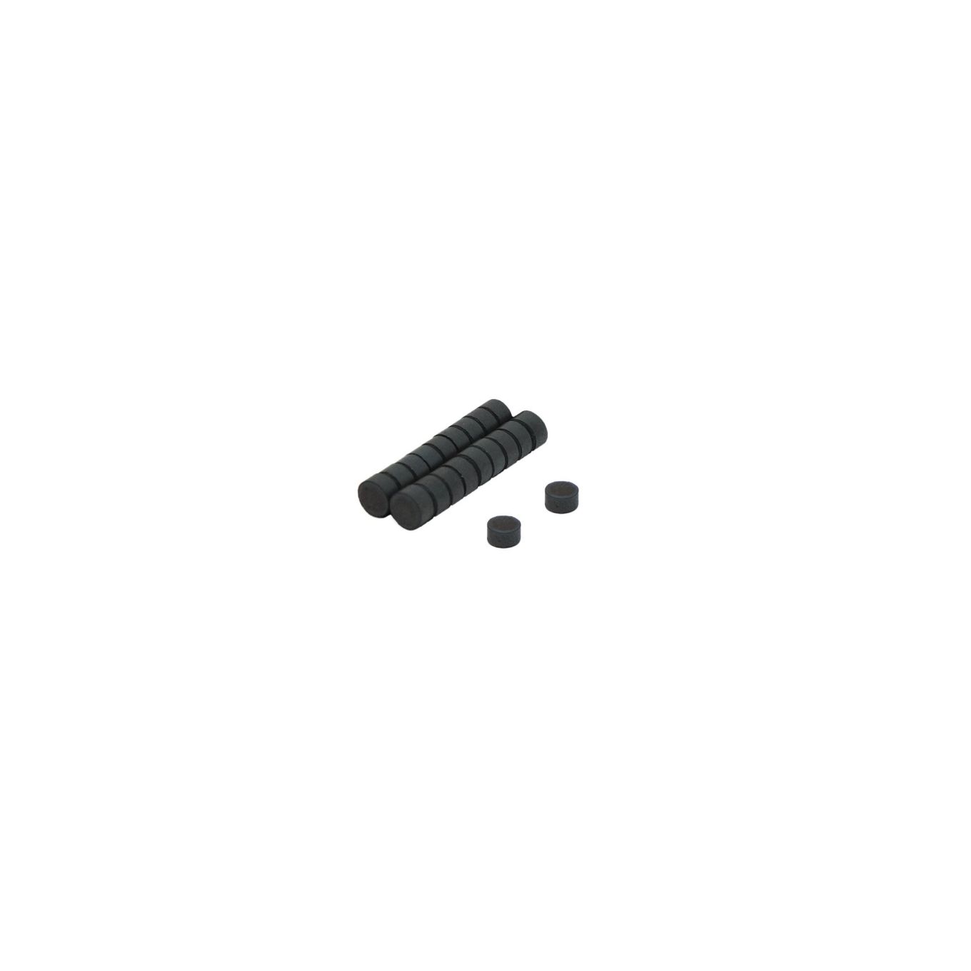 Y10 Ceramic Disc Magnet - 3/16 in. dia x 1/8 in. thick - 0.12lbs Pull