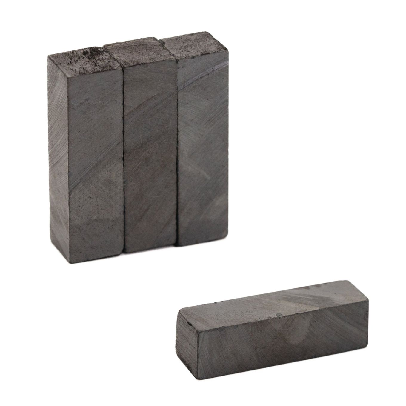 Y30BH Ceramic Rectangular Magnet - 9/32 in. x 9/32 in. x 1 in. thick - 0.51lbs Pull