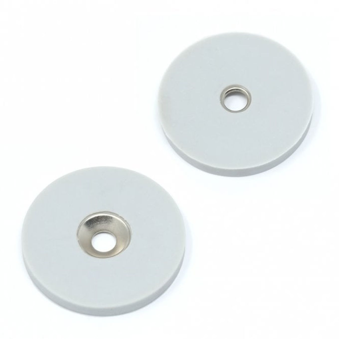 Rubber Coated N42 Neodymium Magnet - 1-9/16 in. dia x 3/16 in. thick x 1/4 in. c/sink - 11.02lbs Pull