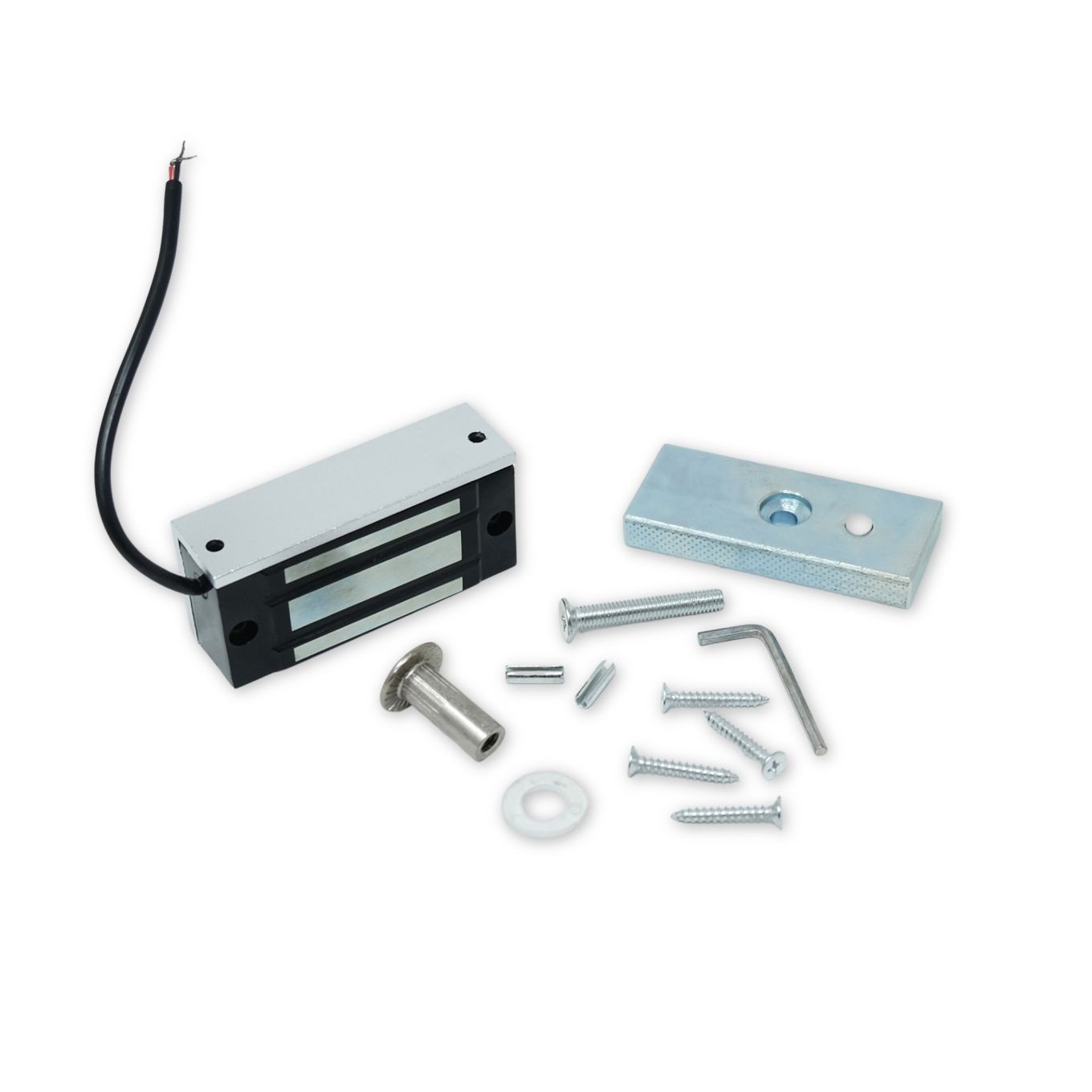 3-5/32 in. x 1-1/2 in. x 29/32 in. Magnetic Door Lock - 132.3lbs Pull