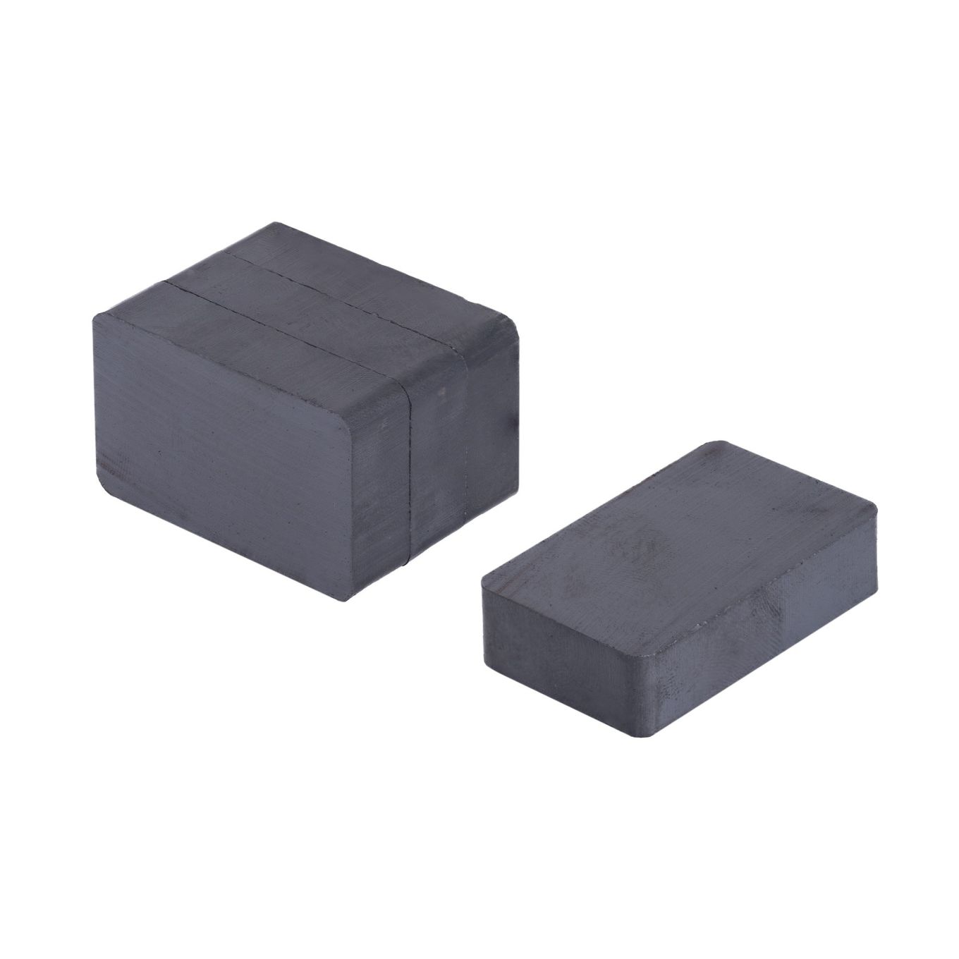 Y30BH Ceramic Rectangular Magnet - 1-9/16 in. x 1 in. x 3/8 in. thick - 6.17lbs Pull