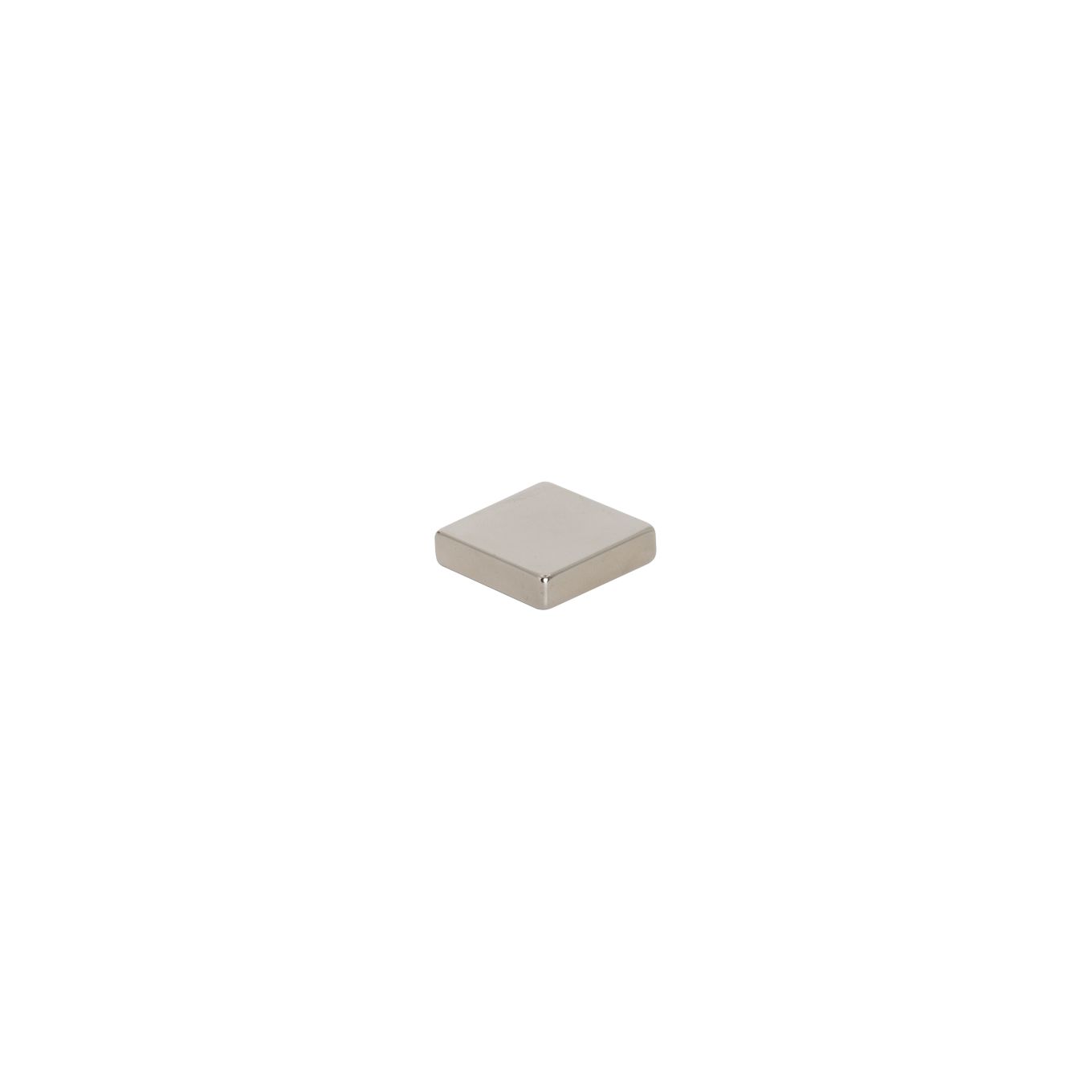 N42 Neodymium Rectangular Magnet - 13/16 in. x 13/16 in. x 3/16 in. thick - 17.19lbs Pull