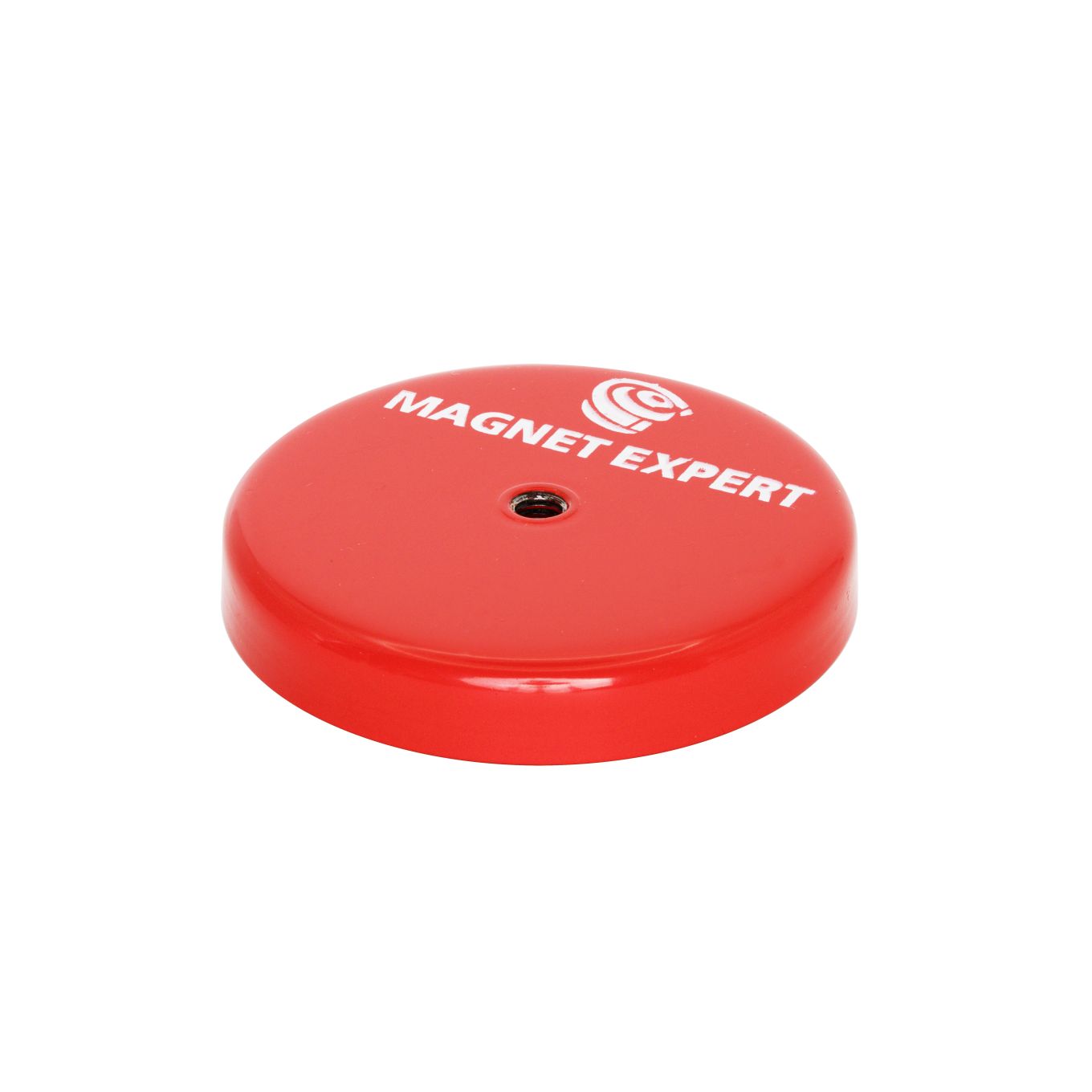 Ceramic Limpet Pot Magnet Countersunk with M6 threaded hole - 2-9/16 in. dia x 3/8 in. thick - 55.13lbs Pull