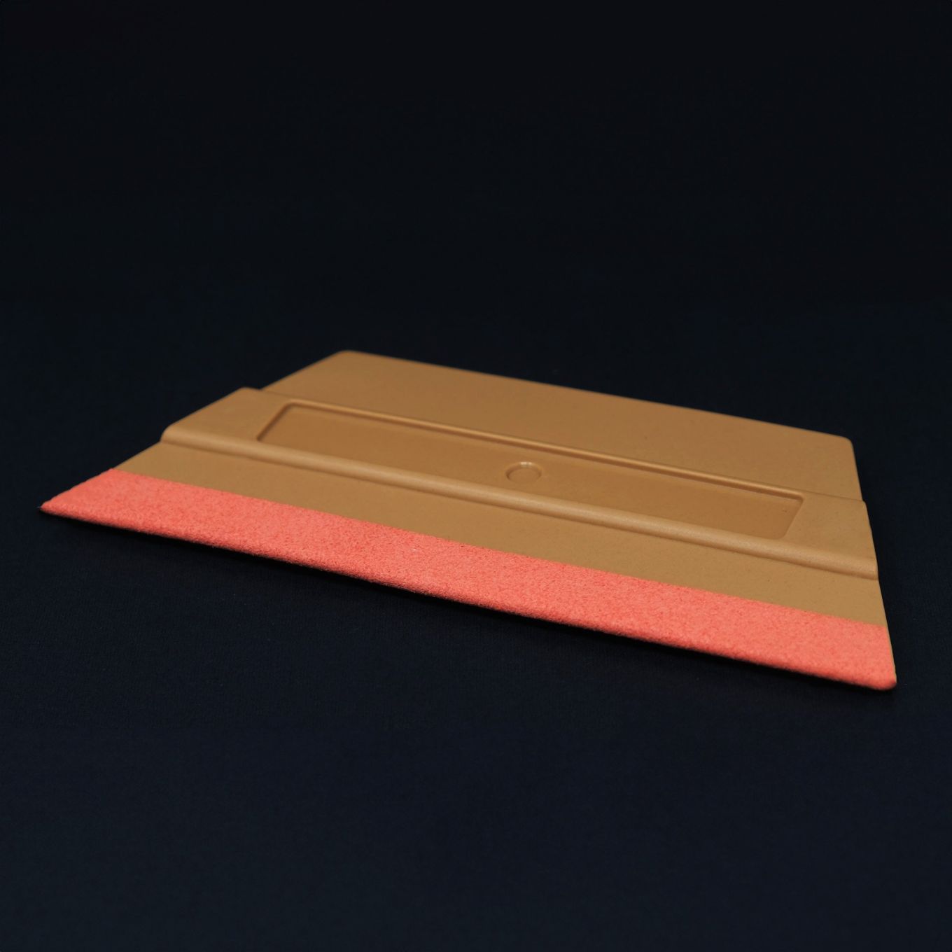 MagWrap™ 6-1/8" x 4-1/8" Gold Magnetic Trapezoid Squeegee with Suede