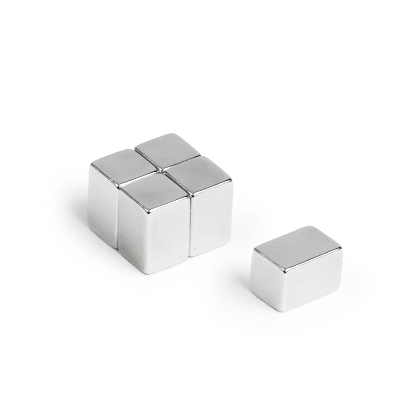 N42 Neodymium Rectangular Magnet - 3/8 in. x 1/4 in. x 1/4 in. thick - 3.82lbs Pul