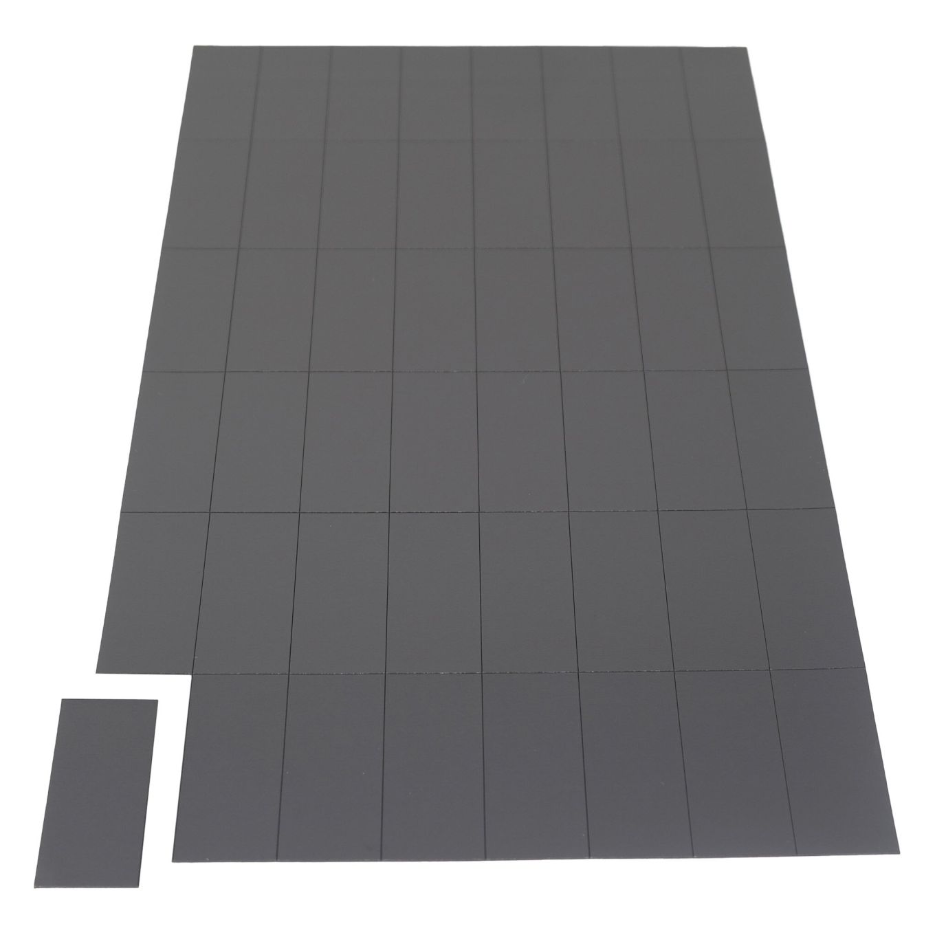 MagFlex® Self-Adhesive Flexible Magnetic Rectangles - 1-7/8 in. x 15/16 in. - 48 per A4 Sheet
