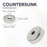 Neodymium Pot Magnets, Steel Discs & Screws Pack - 1 in. dia