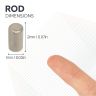 N42 Neodymium Rod Magnet - 1/32 in. dia x 1/16 in. thick - 0.06lbs Pull