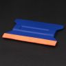 MagWrap™ Blue Magnetic Wing Squeegee with 1" Suede