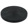 Rubber Coated POS Magnet c/w M8 x 5/8 in. External Thread - 3-3/8 in. dia x 1/3 in. thick