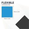 MagFlex® Scrumboard Magnet - Gloss Blue Dry Erase Surface - 1/32 in.