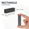 Y30BH Ceramic Rectangular Magnet - 2-9/16 in. x 13/16 in. x 19/32 in. thick - 10.15lbs Pull