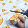 Professor Gauss™ Printed Magnet Game for Kids - Pizza Fractions