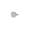 N42 Neodymium Pot Magnet with M3 Stud - 3/8 in. dia x 3/16 in. thick - 6.61lbs Pull