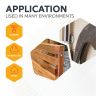 N42 Neodymium Countersunk Disc Magnet - 3/8 in. dia x 1/16 in. thick x 1/8 in. Hole - 2.64lbs Pull