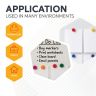 Small Colored High Power 'Memo' Board Magnets - Office & Refrigerator (11/16 in. dia x 1/2 in. tall)
