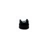 Rubber Coated Cable Holding Magnet - 11/16 in. dia x 1/4 in. high with 5/32 in. Hole Cable Tie Clip - 3.5lbs Pull