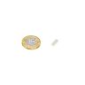 N45 Neodymium Rectangular Magnet - 3/8 in. x 1/8 in. x 1/16 in. thick - 1.98lbs Pull