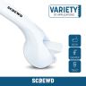 SCREWD 15-9/16 in. Bathroom Suction Cup Shower and Bath Aid Handle