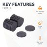 Y10 Ceramic Disc Magnet - 1 in. x 1/8 in. thick - 1.1lbs Pull